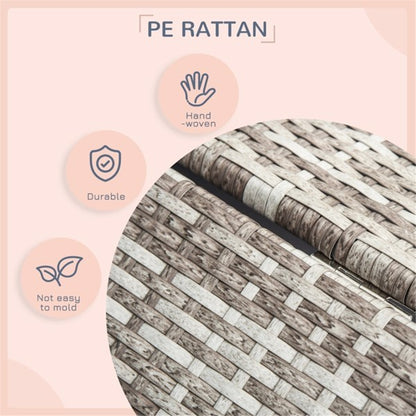 Rattan Pet Sofa with Elevated Leg