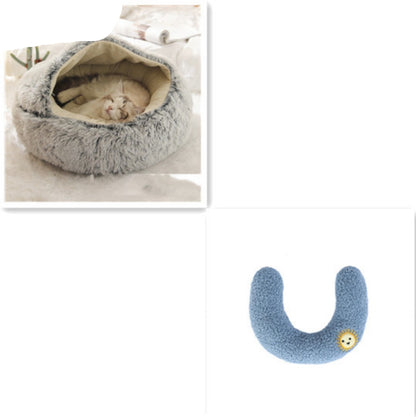 Cozy Cocoon Dog & Cat Pet Bed – Comfortable and Calming