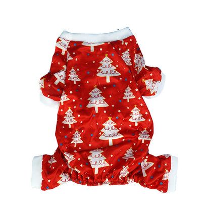 Festive Pet Christmas Clothes Red and Green Holiday Outfit for Dogs and Cats