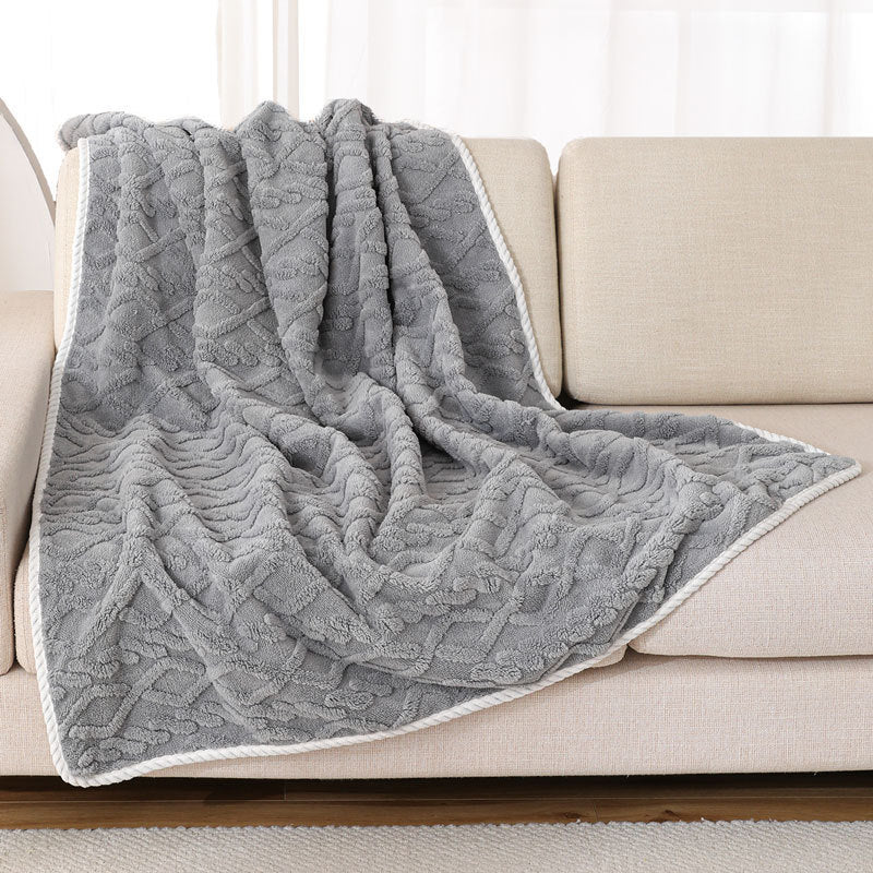 Waterproof Plush Pet Blanket Soft Warm Winter Quilt