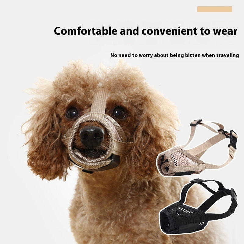 Pet Dog Anti Food Anti Bite  Breathable Drinking Faucet Cage