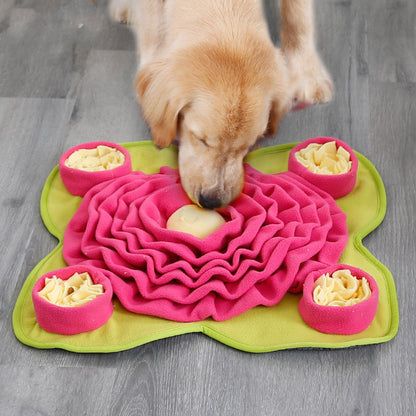 Dog sniff mat training blanket