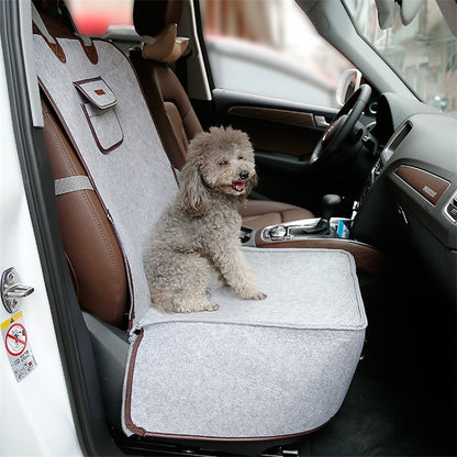 Retro Dual-Purpose Pet Car Seat Mat