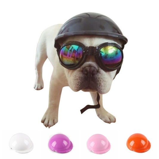 Pet toy helmet