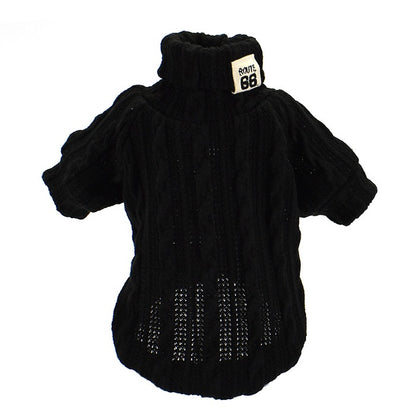 Premium Turtleneck Dog Sweater for Winter Warmth