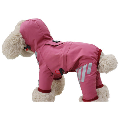 Waterproof Dog Raincoat with Full Coverage for All-Weather Protection