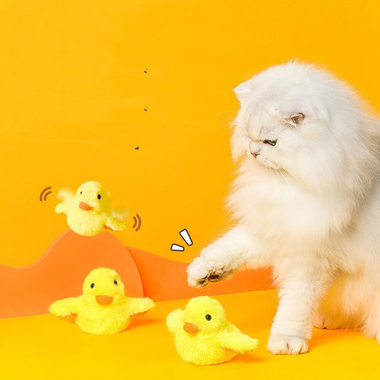 Electric Cat Toy Automatic Gravity Duck Flushing