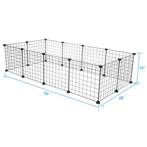 12 Pieces Of Iron Mesh Material Fence