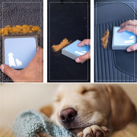 Pet Fur Clean Hair Removal Device Pet Sticky Hair Carpet Sofa Clothing Dusting Brush Bristles Device Anti-static Hair Removal