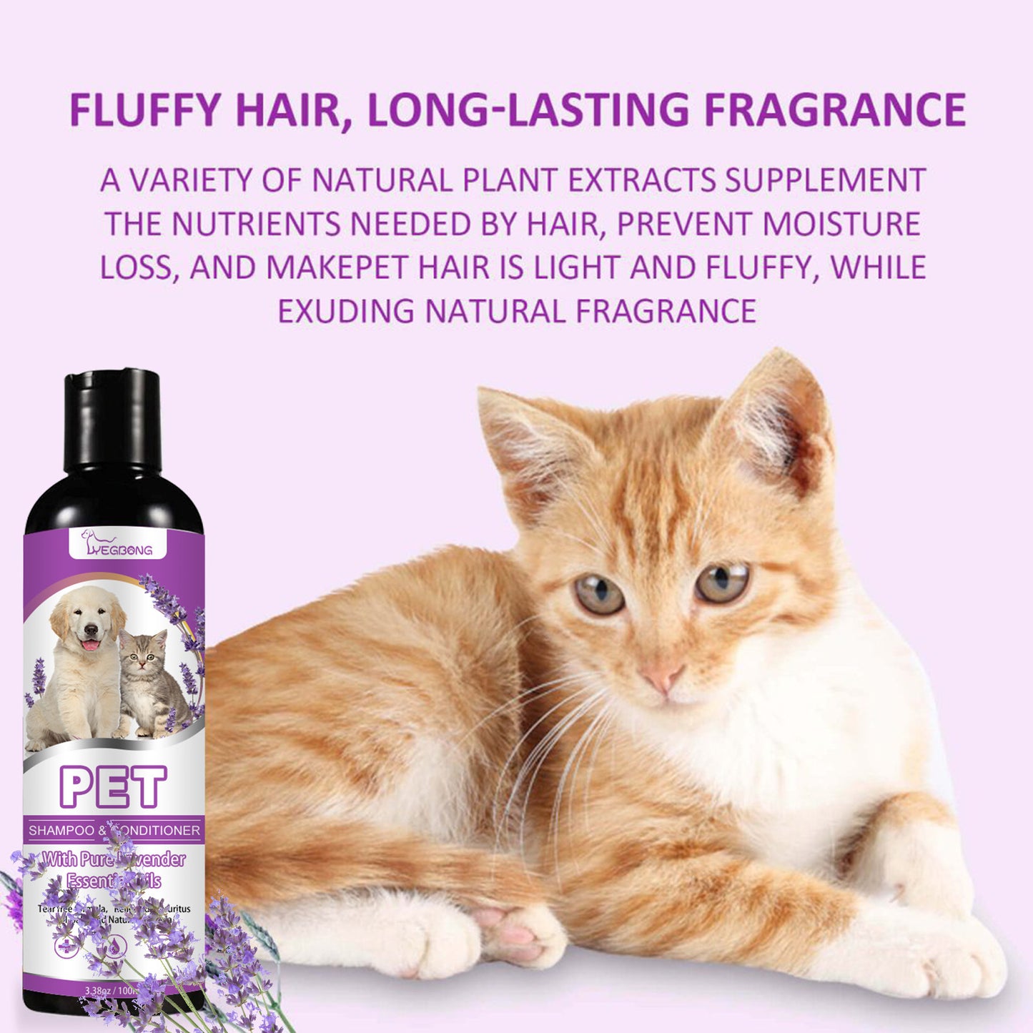 Pet Shampoo for Itchy Skin and Soft Fur