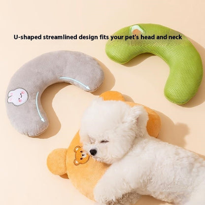 Cat U-shape Pillow Special Breathable Mini Pillow