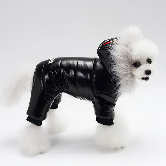 PU Leather Pet Jacket – Stylish And Warm Dog Outfit