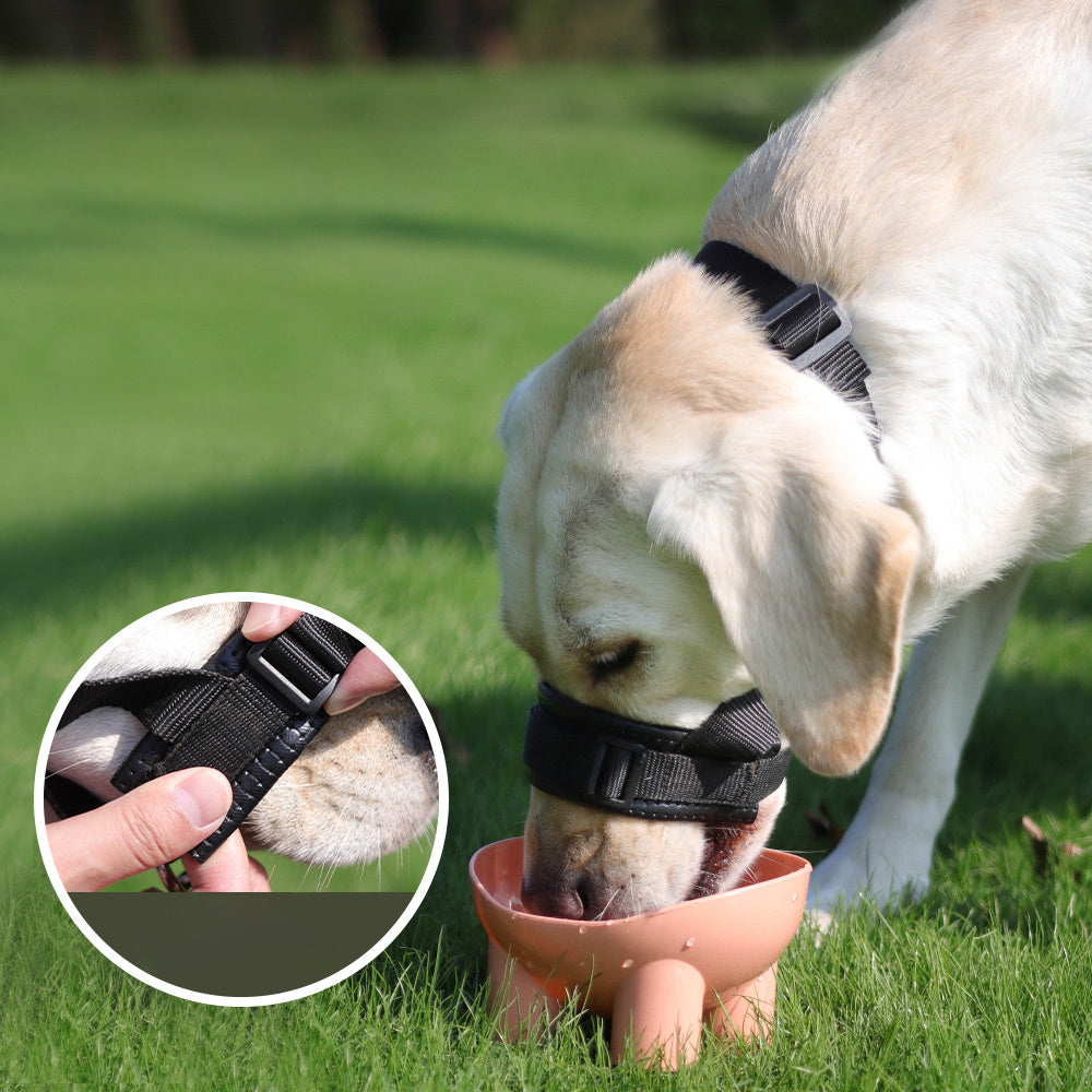 Dog Muzzle Adjustable Anti-bite Anti-barking Dog Muzzle Thickened Soft Foam Anti-feeding Dog Muzzle