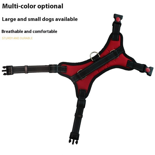 Explosion-proof Medium Large Dog Pet Saddle Chest Strap