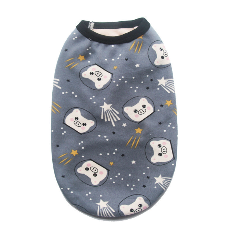 Pet Clothes Autumn And Winter Clothes Plush Vest Small Medium And Large