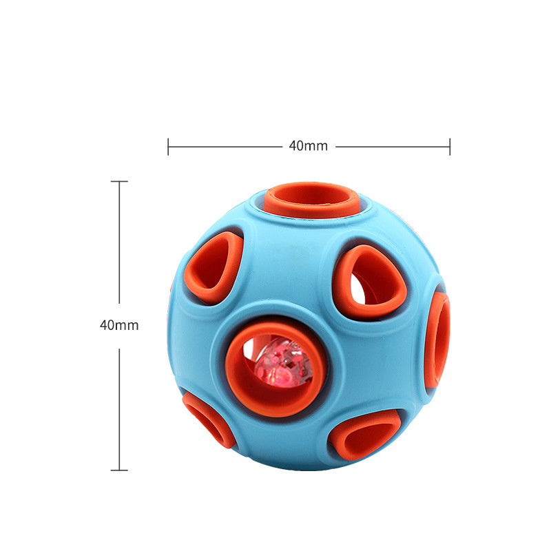 Furry Trio Luminous Sound Dog Toy Ball