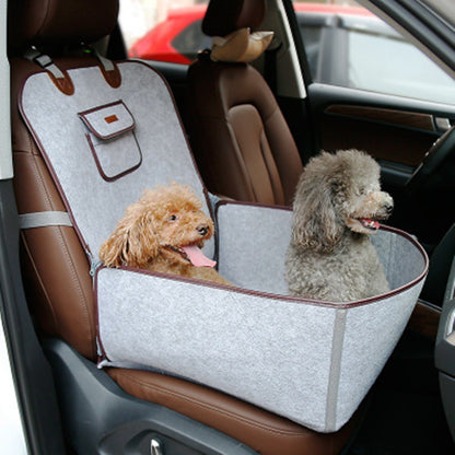 Retro Dual-Purpose Pet Car Seat Mat