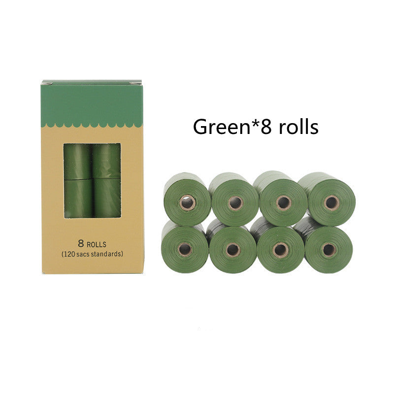 16 roll Disposable Trash Dog Poo bag small roll