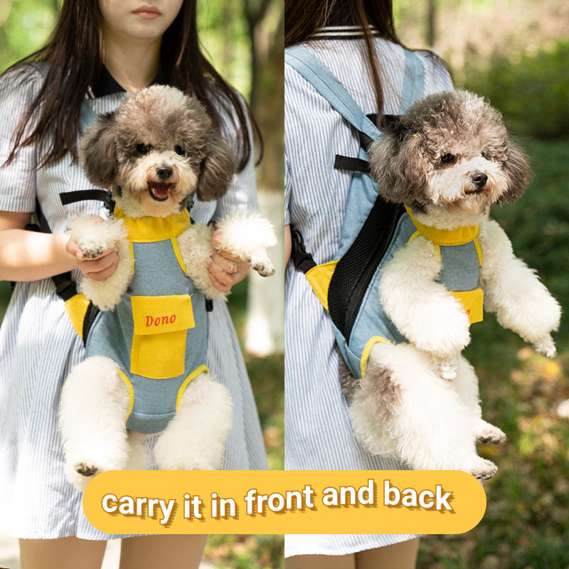 Puppy Kitten Travel Chest Sling Bag Pet Front Cat Dog Carrier Breathable Cute New Portable Backpack Cross Shoulder Strap