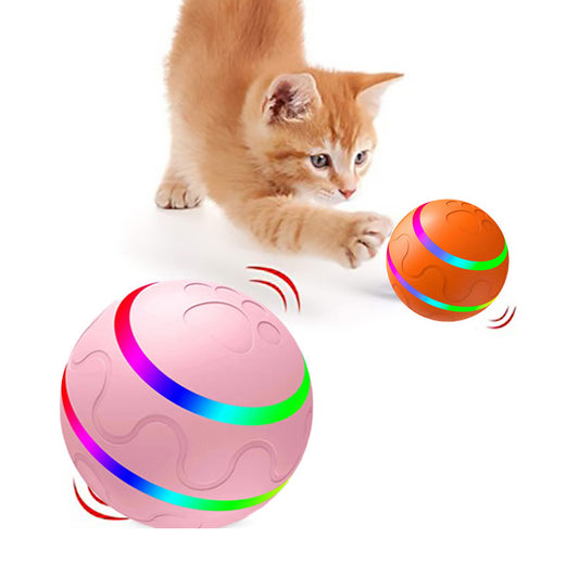 Smart Auto-Rotating Pet Ball - USB Rechargeable