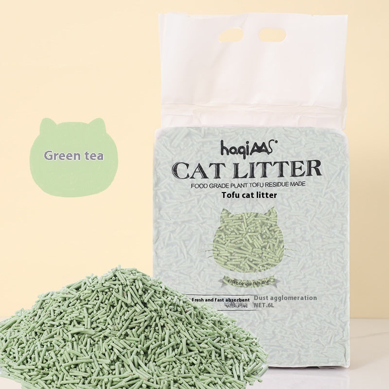 Original Tofu Cat Litter 6L Green Tea Mixed Plant