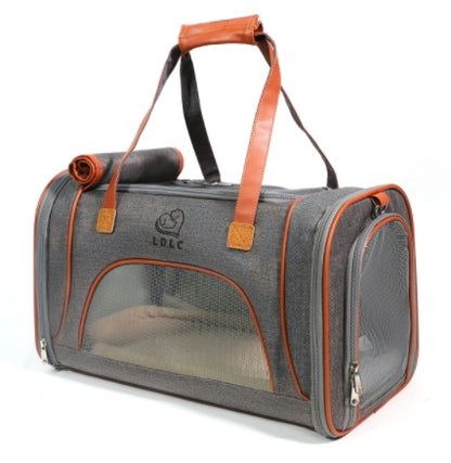 Stylish Pet Carry Bag for Travel Convenient Handbag