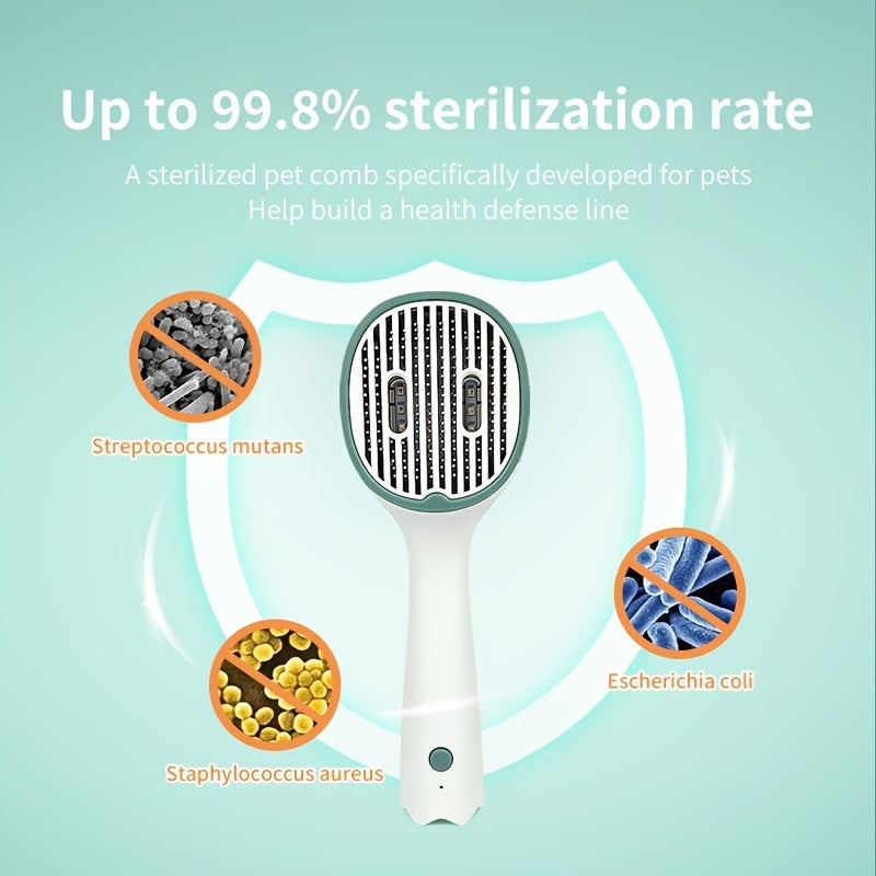 UVC Sterilization Pet Grooming Comb