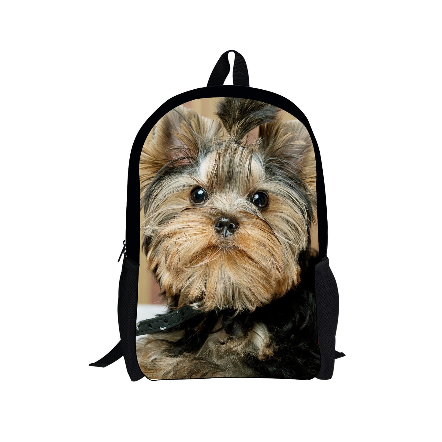 Cute printed dog waterproof backpack for elementary school students