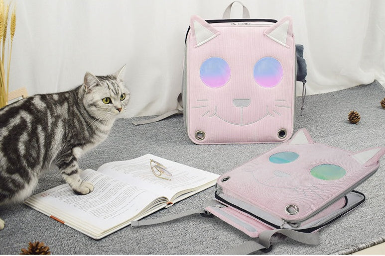 Space capsule cat backpack cat bag