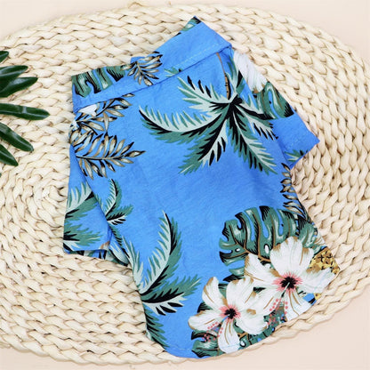 Pet pineapple flower shirt
