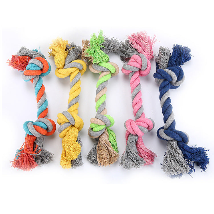 Dog toy bite-resistant puppy toy cotton rope