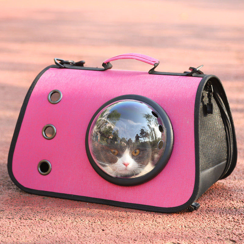 Portable Foldable Linen Pet Bag For Outing