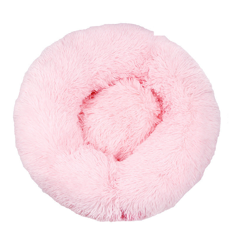 Plush Warm Dog Bed In Winter