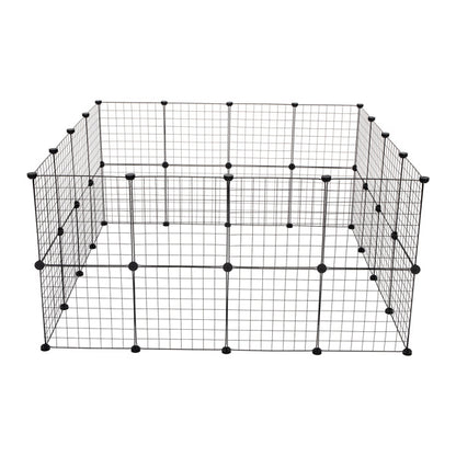 32 Pieces Of 2-layer Wire Mesh Fence