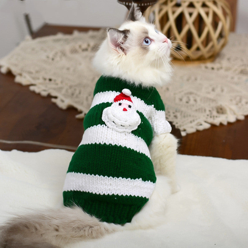 Warm Wool Sweater for Hairless Cats and Small Pets