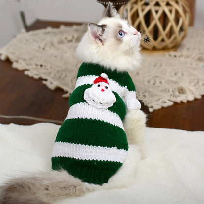 Warm Wool Sweater for Hairless Cats and Small Pets