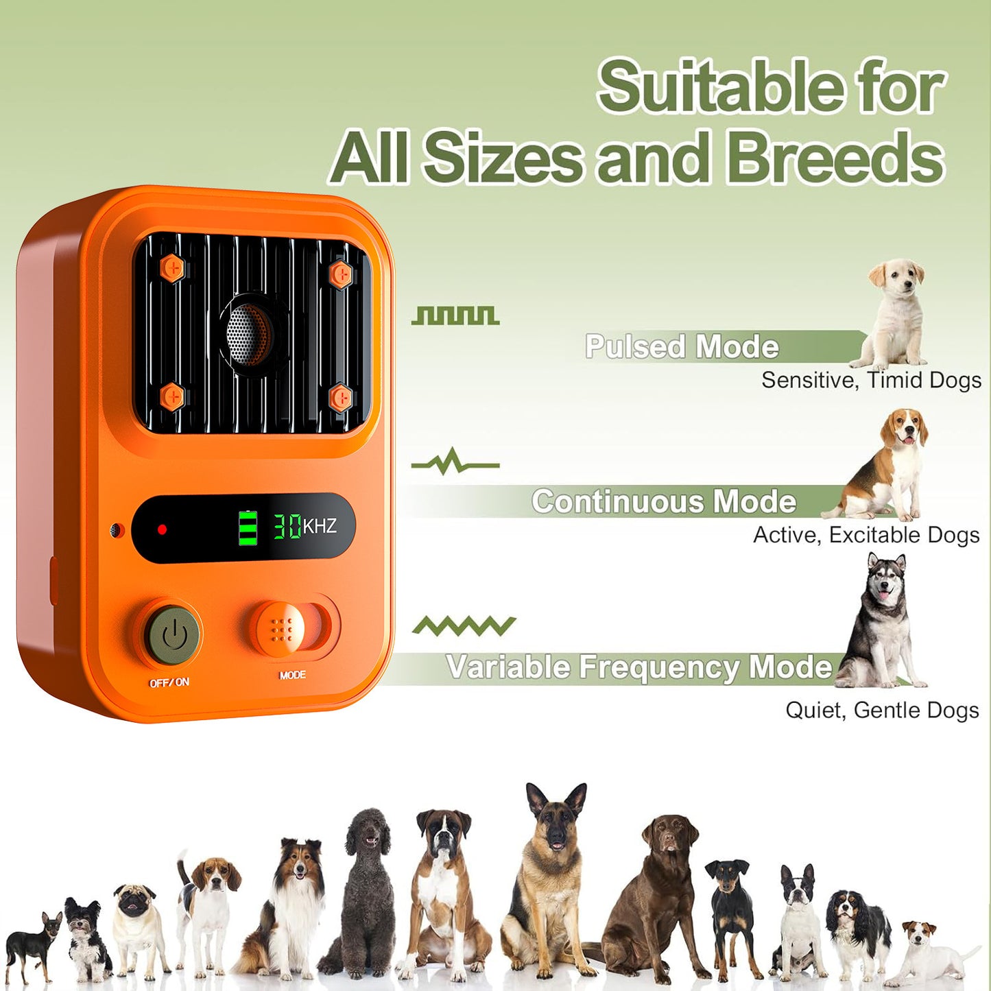 Color Screen Portable Outdoor Anti-dog Bite High Power