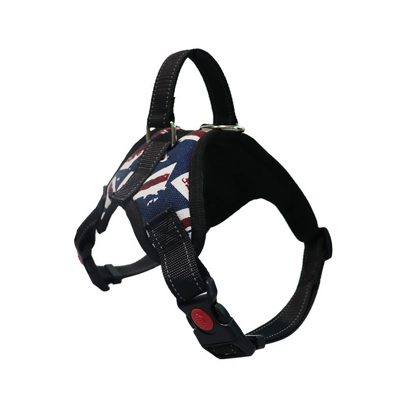 Explosion-proof Medium Large Dog Pet Saddle Chest Strap