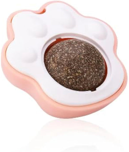 Catnip Balls Extra Energy Ball For Cats Edible Vine Cat Lick Toys Healthy Kitten Teeth Cleaning Dental Chew Toys Wall Treats For Cats