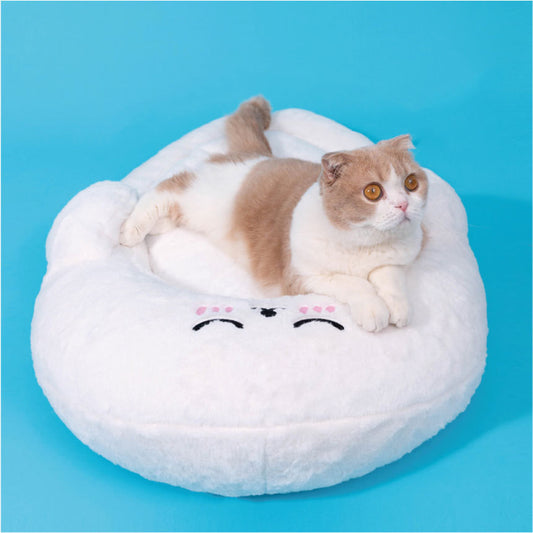 Removable Curry Rice Pet Bed with Soft Seal Design