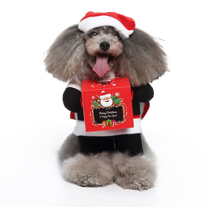 Cosplay Pet Supplies Standing Outfit Funny Dog Clothes for Halloween and Christmas