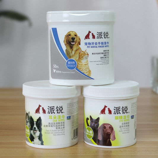 Pet Cleaning Wipes Teeth And Ear Care