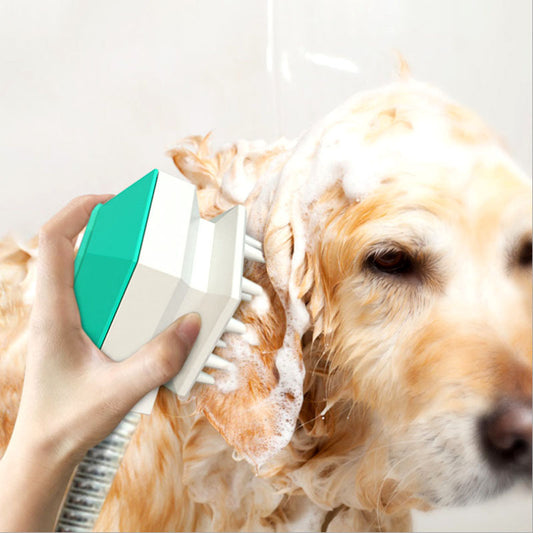 Pet Shower Brush Nozzle for Bath and Massage