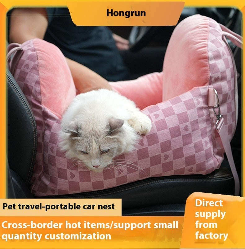 Fashion Portable Car Small Dog Nest