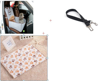 Retro Dual-Purpose Pet Car Seat Mat
