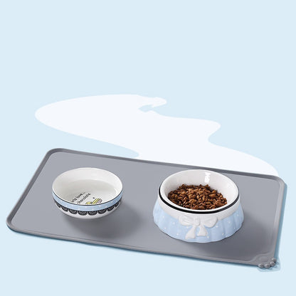 Silicone Pet Placemat – Waterproof Non-Slip Feeding Mat for Cats & Dogs