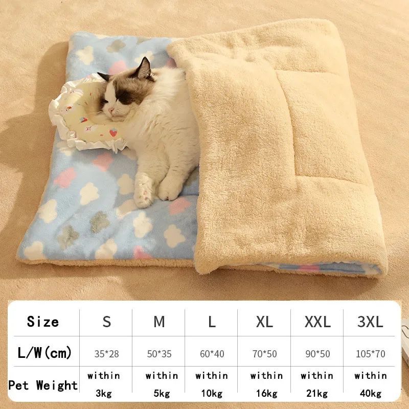 Soft & Warm Flannel Pet Blanket for Cats & Dogs