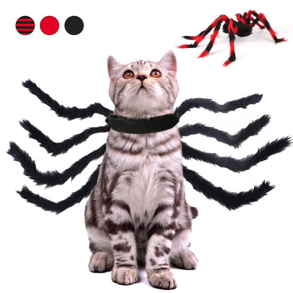 Pet Cat Dog Halloween Creative Spider Costume