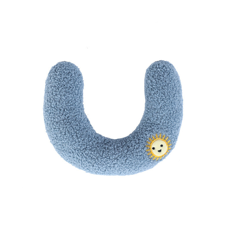 Soft U-Shaped Pet Pillow for Cats & Small Dogs