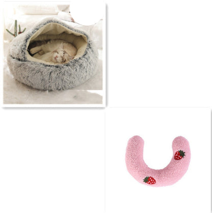 Cozy Cocoon Dog & Cat Pet Bed – Comfortable and Calming